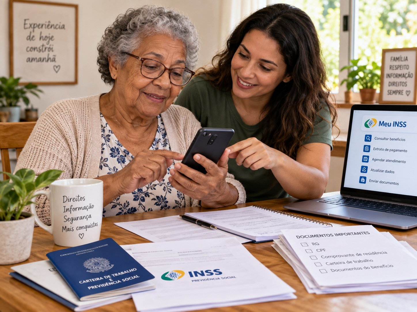 Atendimento com documentos